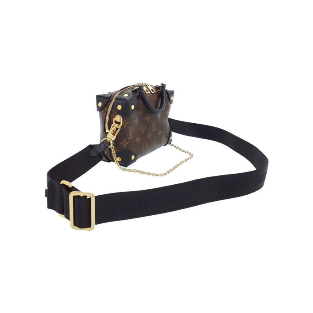Louis Vuitton Monogram Souple Bag Leather Brown Malle